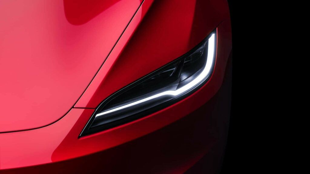 Tesla Model 3 po liftingu