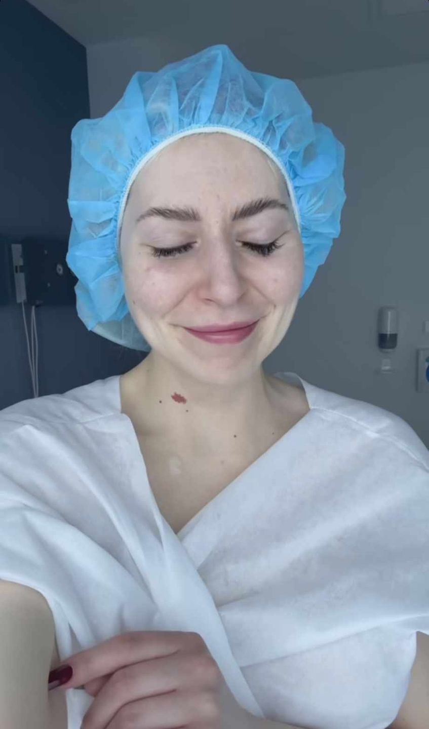 Julia von Stein po operacji nosa