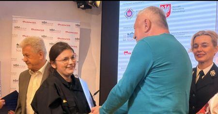 Druhna Maja Szewczyk z OSP Szczawin Kościelny na podium ogólnopolskiego konkursu "Strażacy w Akcji" 2026!