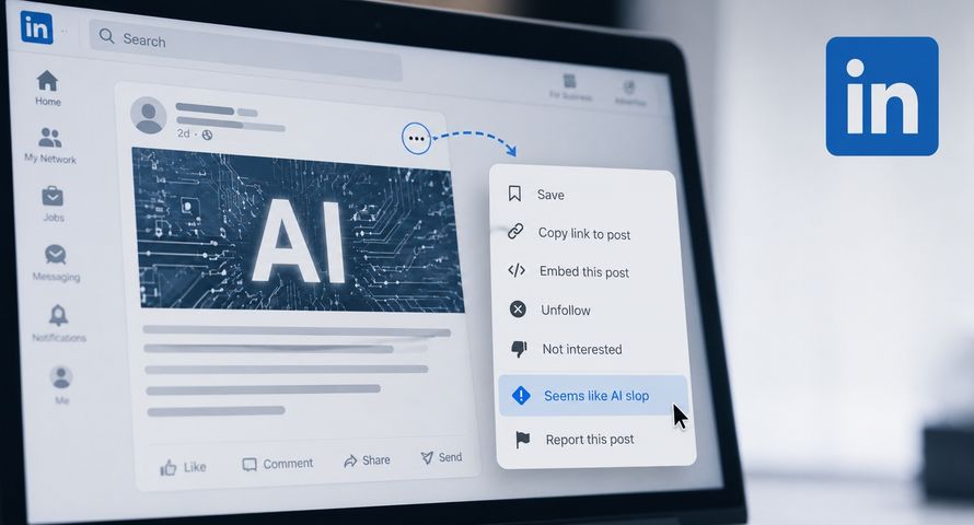 Miarka się przebrała. Na LinkedIn można zgłaszać słabe posty napisane przez AI