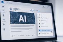 LinkedIn pozwala oznaczać posty uważane za AI Slop.