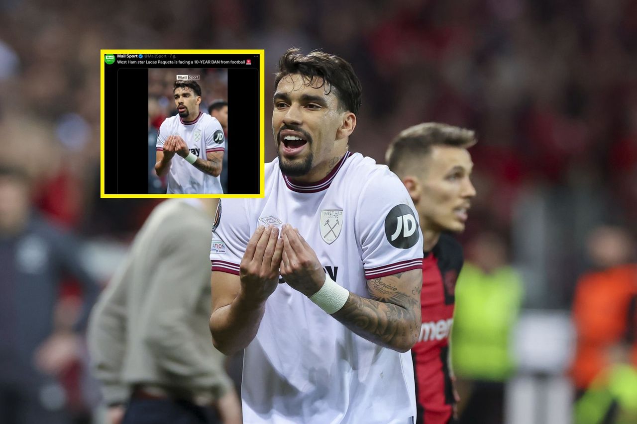 West Ham's Lucas Paqueta faces possible decade-long suspension