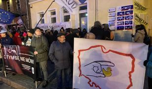 Protest w rocznicę wydania wyroku TK ws. aborcji w Gdańsku