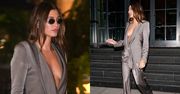 Hailey Bieber odsłoniła dekolt w odważnym zestawie Diora podczas samotnego spaceru po Nowym Jorku