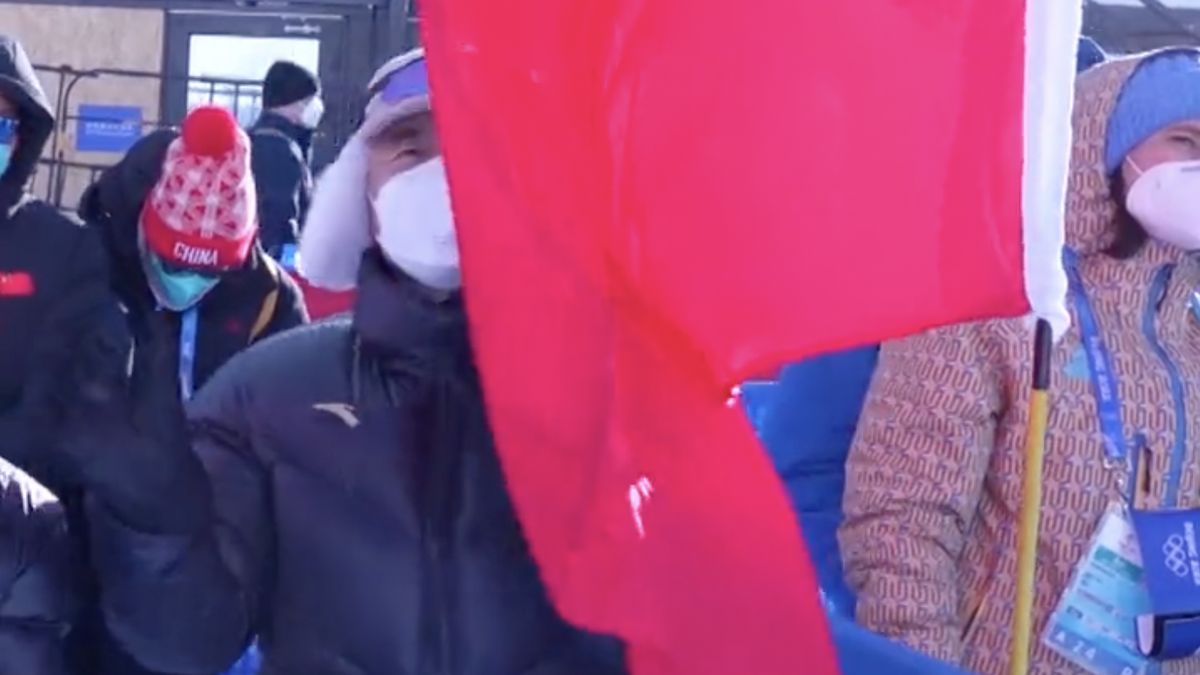 Wpadka z flagą na igrzyskach 