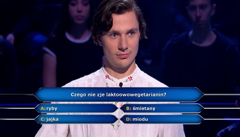 Maksymilian z Kościerzyny nie popisał się w "Milionerach"