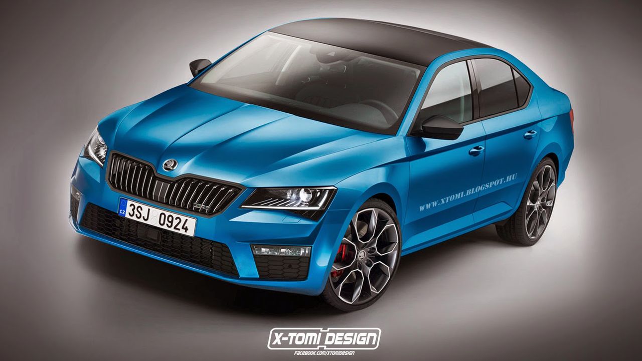 Skoda Superb RS - wizja artysty