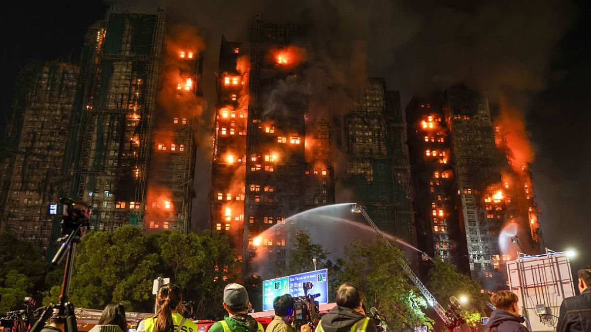 Tragiczny pożar w Hongkongu