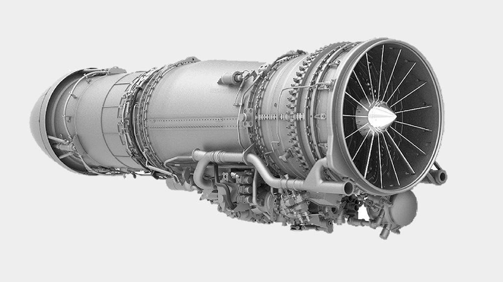 Silnik GE Aerospace F404-GE-102 produkowany na licencji przez Hanwha Aerospace m.in. dla samolotów FA-50