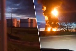 Atak pod Smoleńskiem. Płonie rafineria Rosnieftu