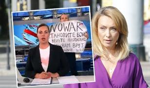 Wystarczyło 6 sekund. Anna Kalczyńska podziwia odwagę rosyjskiej prezenterki