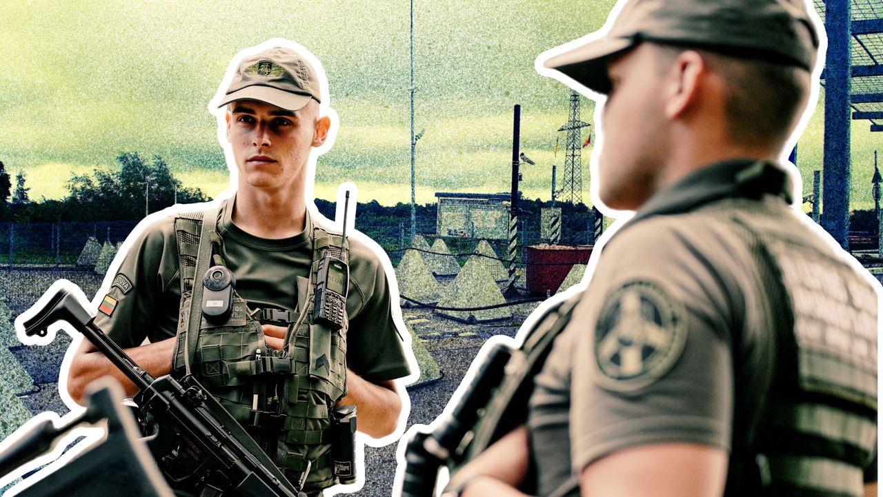 "Zęby smoka" na granicy. Litewska Straż Graniczna wskazuje, którędy płyną migranci