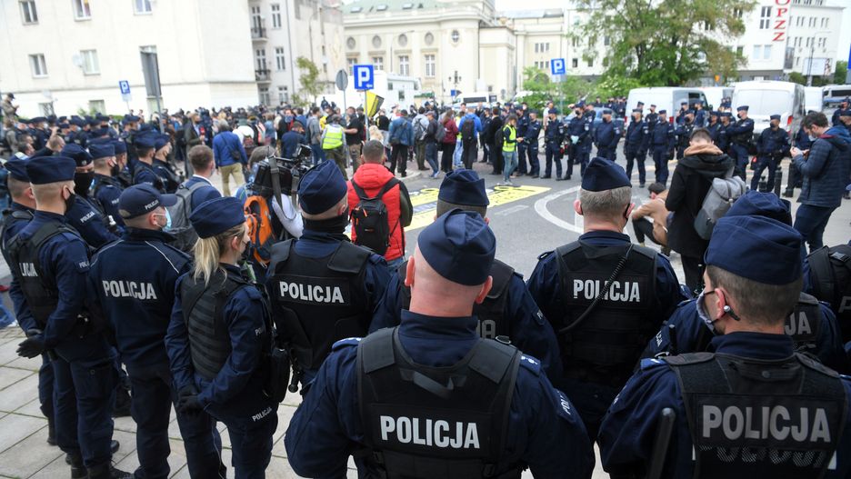 Zdaniem mundurowych, manifestacja była nielagalna
