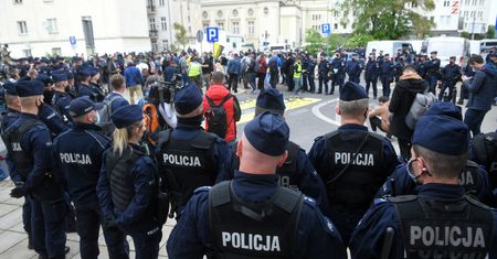 Strajk przedsiębiorców. Policja tłumaczy się z zatrzymania Pawła Tanajno