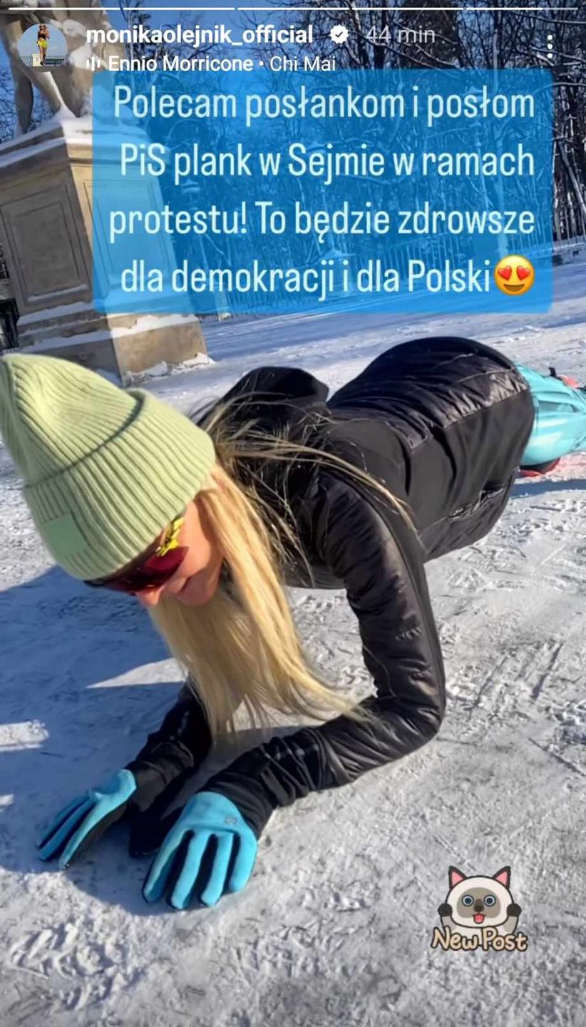 Monika Olejnik prezentuje imponującą formę na śniegu