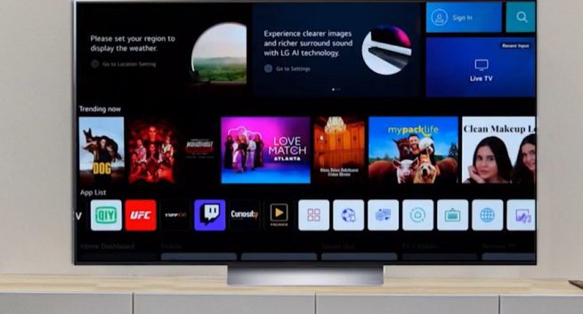 1277 aplikacji działa na telewizorach LG. Na sprzętach Sony i Philips ponad 10 tys.