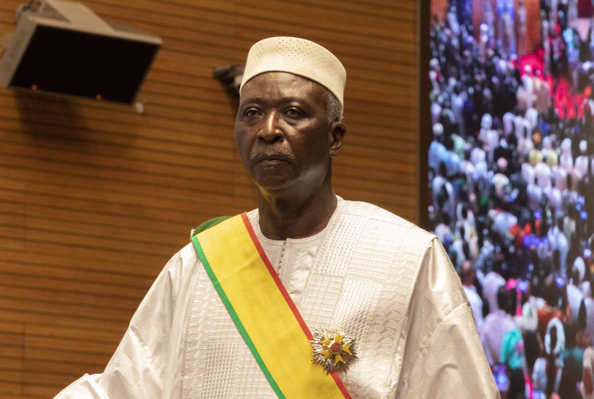Zamach stanu w Mali. Wojsko aresztowało prezydenta i premiera / Na zdjęciu prezydent Mali Ba N'Daou