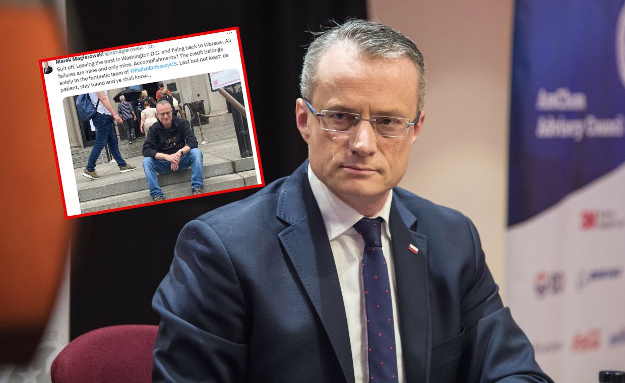 Wpis Marka Magierowskiego w serwisie X