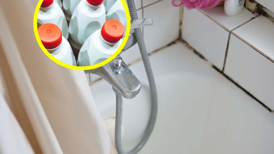 Wymiecie pleśń z łazienki. Wystarczy nałożyć