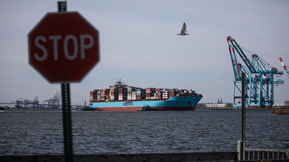 Operations At The Port Of Newark
Tugboats guide the Maersk Atlanta container ship at the Port of Newark in Newark, New Jersey, US, on Saturday, March 30, 2024. The bridge collapse Tuesday that shut the Port of Baltimore and closed a major highway will cause weeks or months of transportation disruptions in the Mid-Atlantic region and accelerate a shift of cargo to the US West Coast as importers and exporters try to avoid potential bottlenecks at trade gateways from Boston to Miami. Photographer: Michael Nagle/Bloomberg via Getty Images
Bloomberg
u.s., americas, best photo, u.s.a., containers, port operations, us, best photos, business news, newark, industries, marine transport, transportation and logistics, sea ports and terminals, american, north american, united states of america