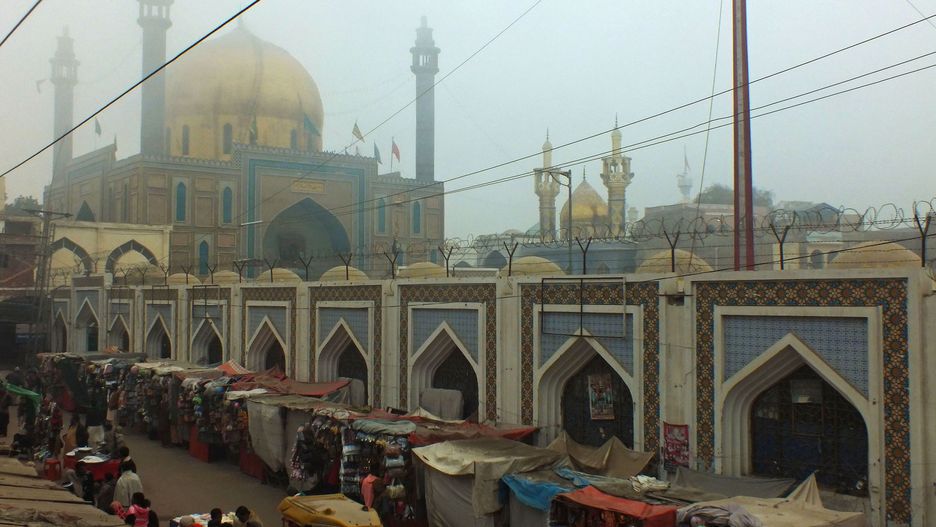 Sanktuarium Lal Shabaza Qalandara w Sehwan Sharif, w pakistańskiej prowincji Sindh.