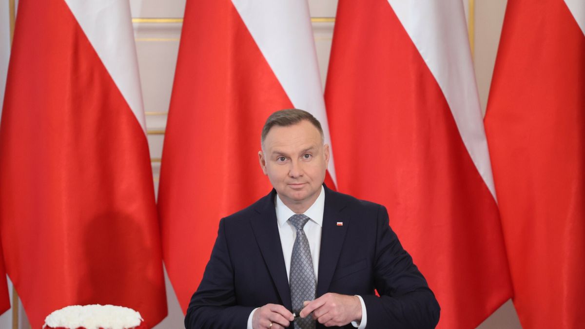 Prezydent Andrzej Duda podpisał dokumenty dotyczące wejścia Finlandii i Szwecji do NATO
Fot. Wojciech Olkusnik/East News 