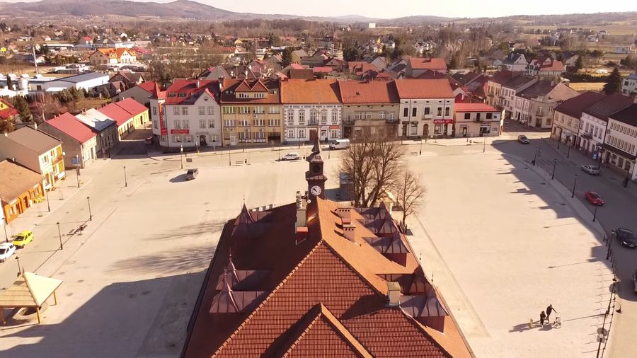 Zrewitalizowany rynek Zakliczyna