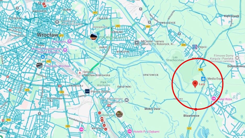 Karambol na Wschodnie Obwodnicy Wrocławia. Są ranni