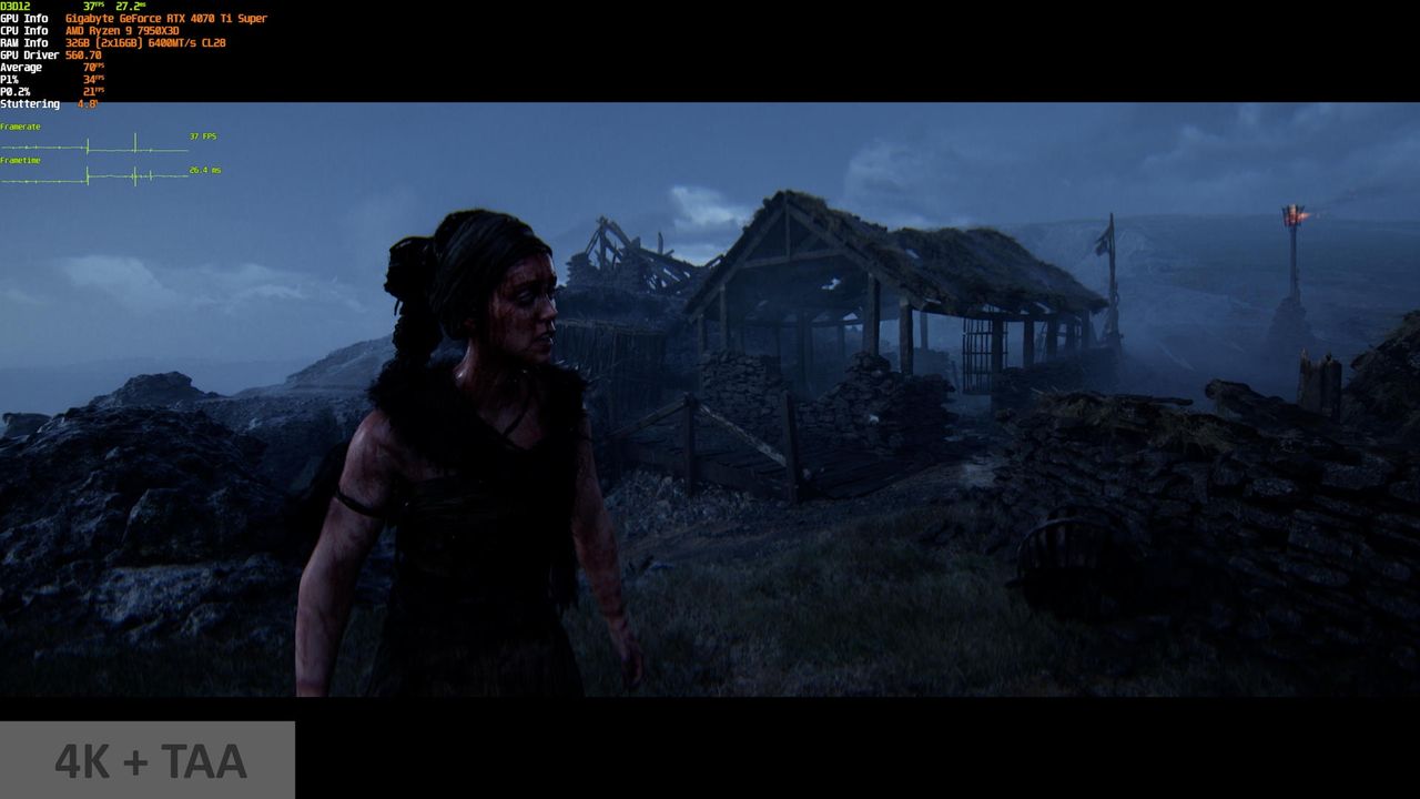 Hellblade 2 - porownanie 7 - UHD