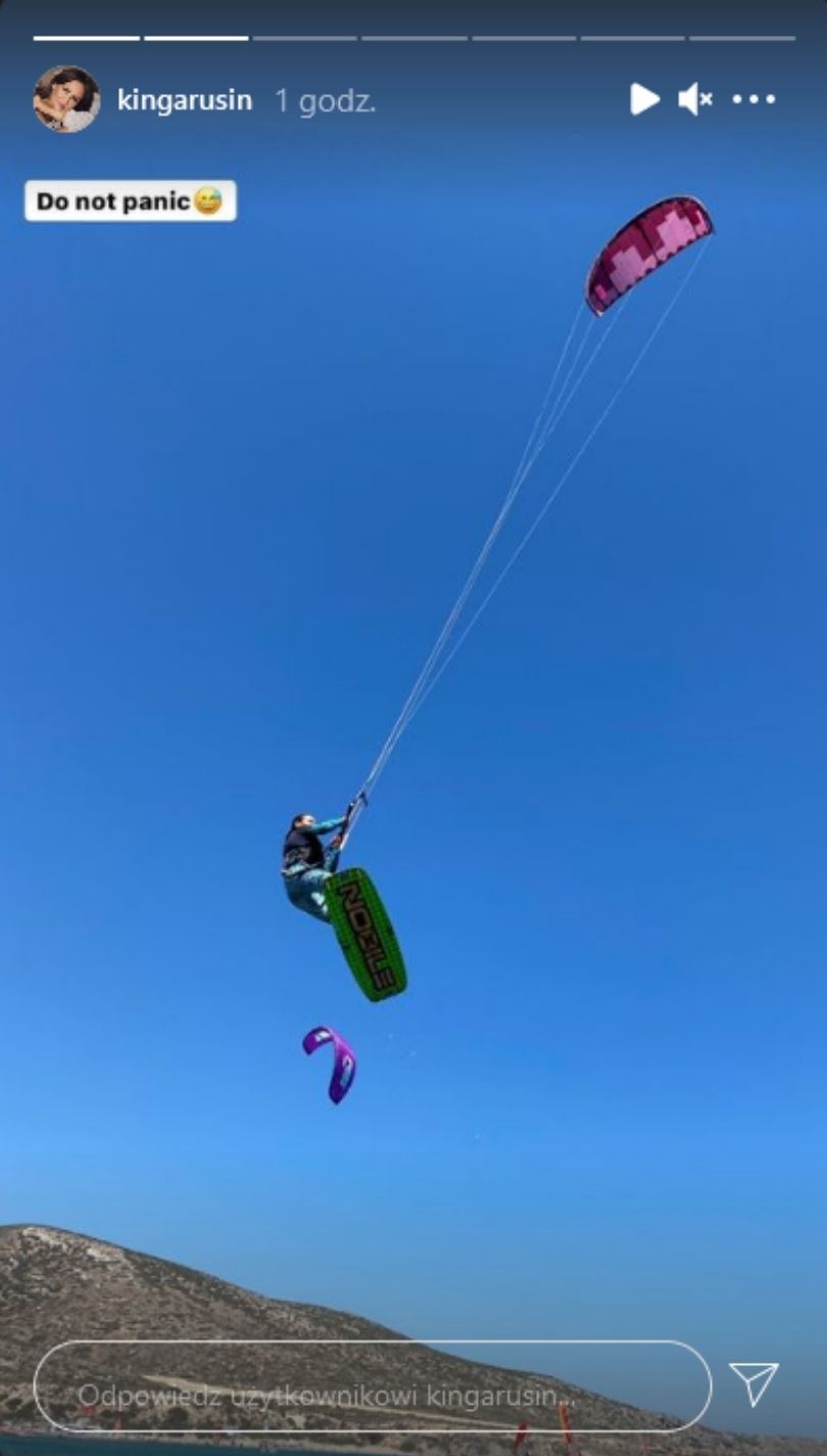 Kinga Rusin szaleje na desce