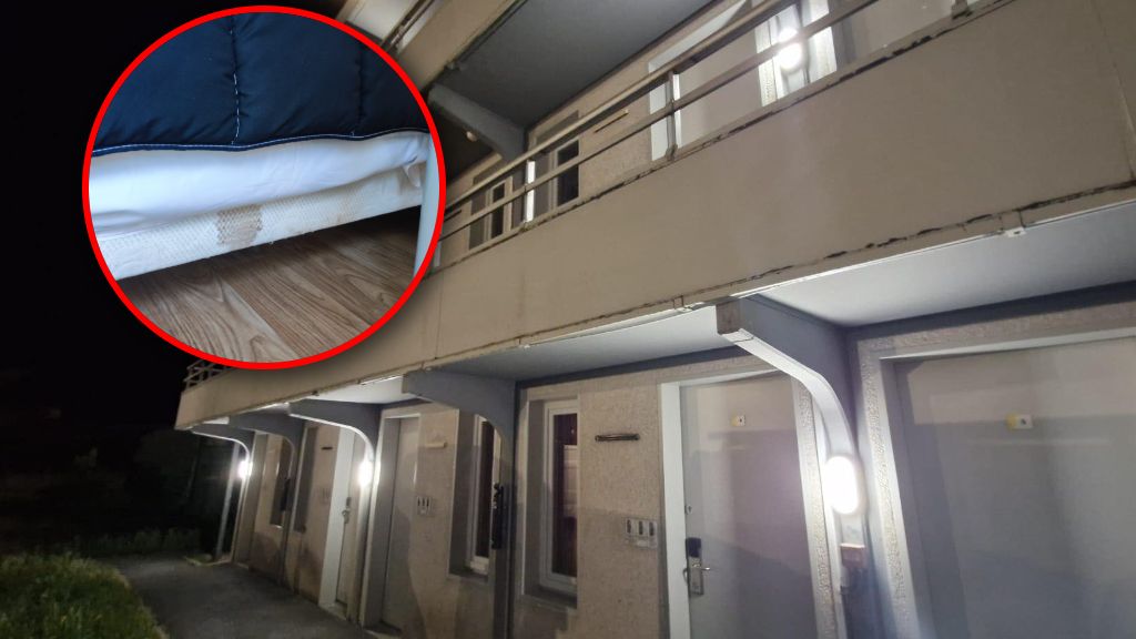 Tak wyglądał hotel, w którym miały spać dzieci