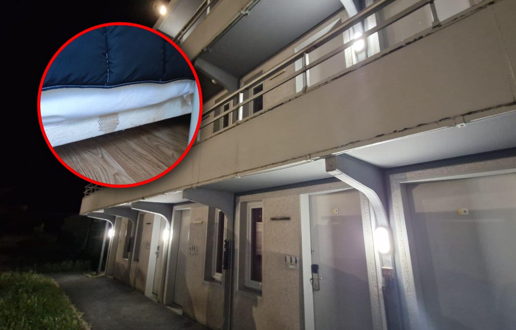Tak wyglądał hotel, w którym miały spać dzieci