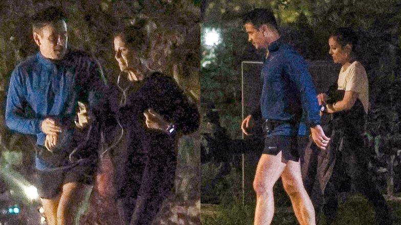 Colin Farrell sfotografowany z kobietą