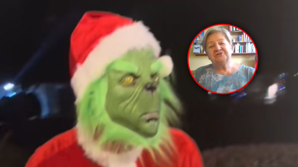 Psycholog komentuje filmiki z grinchem.