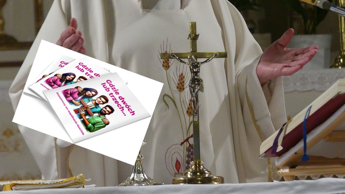 Ksiądz odprawiający mszę / zdjęcie ilustracyjne