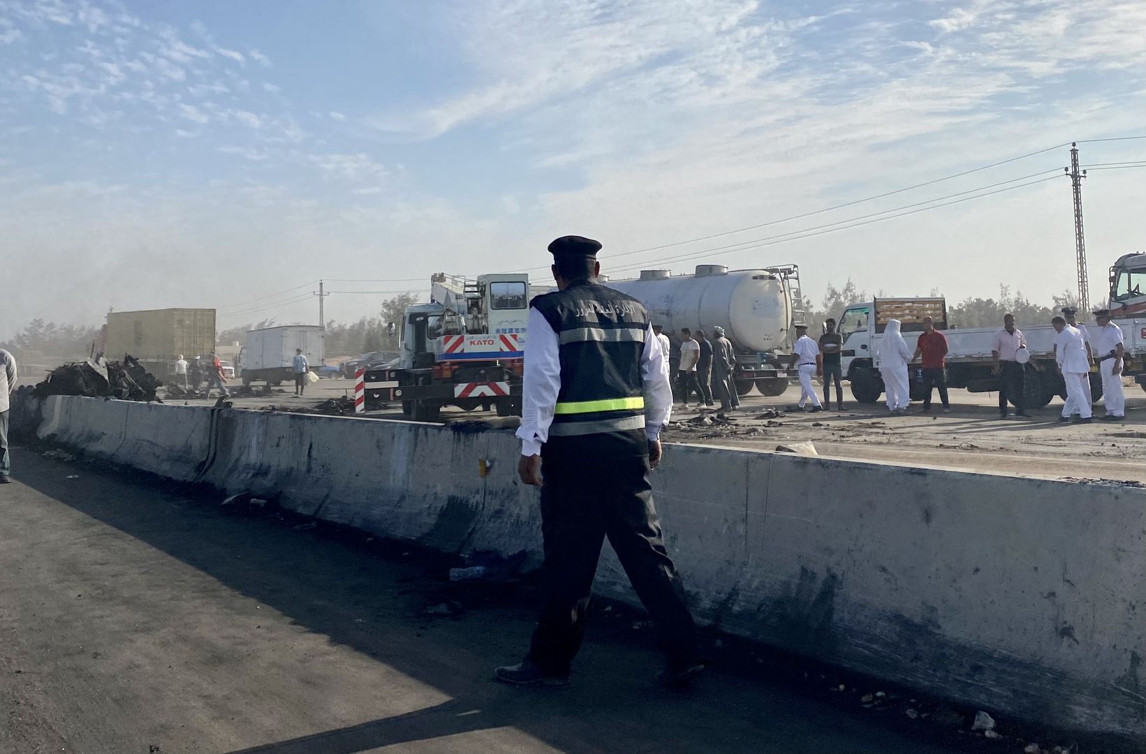 Egipt. Ciężarówka wjechała w busy. Nie żyje 15 osób, są ranni