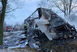 Tragiczny wypadek pod Sokółką. TIR stanął w ogniu