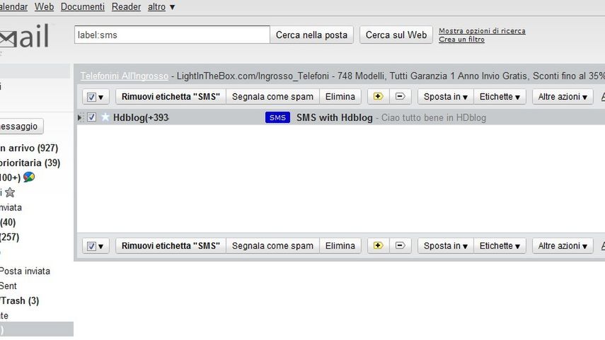 Synchronizuj androidową skrzynkę SMS z Gmailem 1