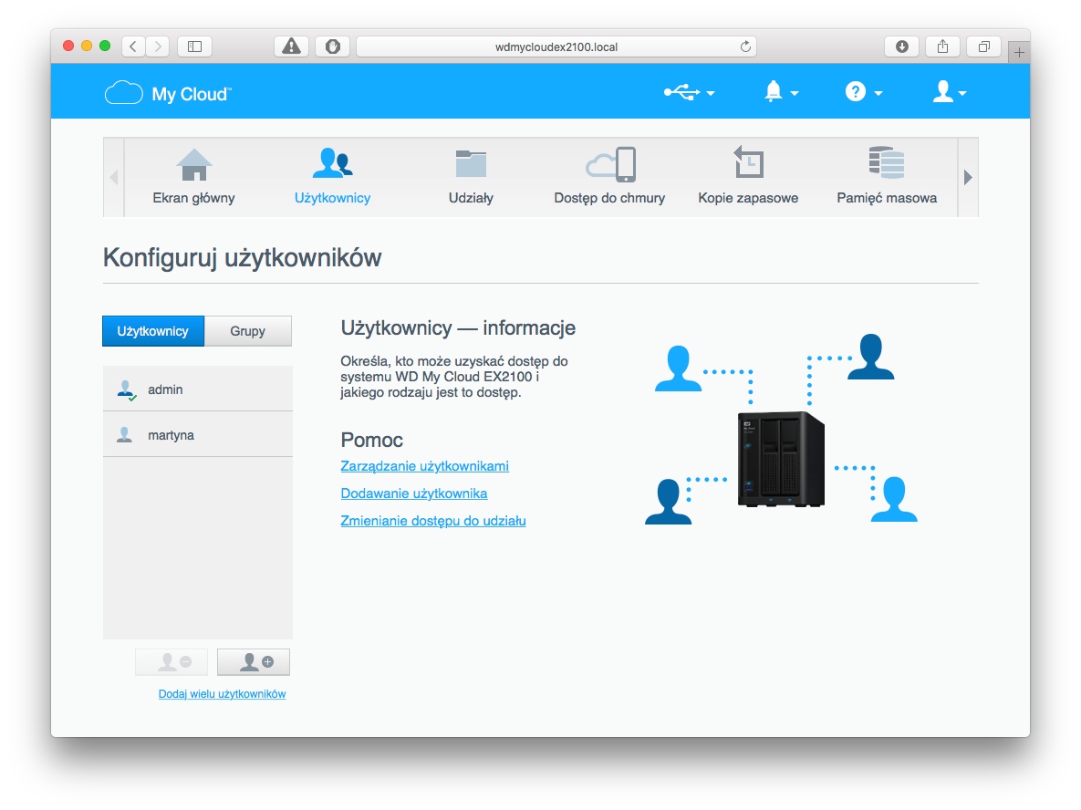 WD My Cloud EX2100 8 TB - domowa chmura dla wymagających fotografów [test] 12