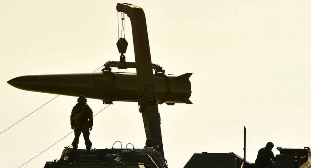 Ukrainian military destroys Russian Iskander missile launcher
