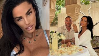 Katie Price pręży się w ŚLUBNEJ BIELIŹNIE po ceremonii z niedawno poznanym MĘŻEM (FOTO)