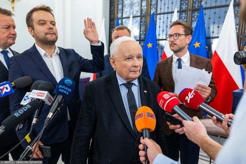 Prezes PiS Jarosław Kaczyński