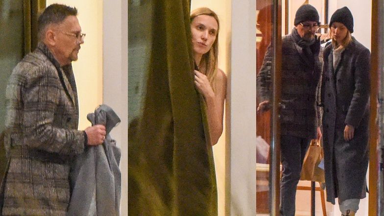 Krzysztof Ibisz i Joanna Kudzbalska wybrali się na wspólne zakupy