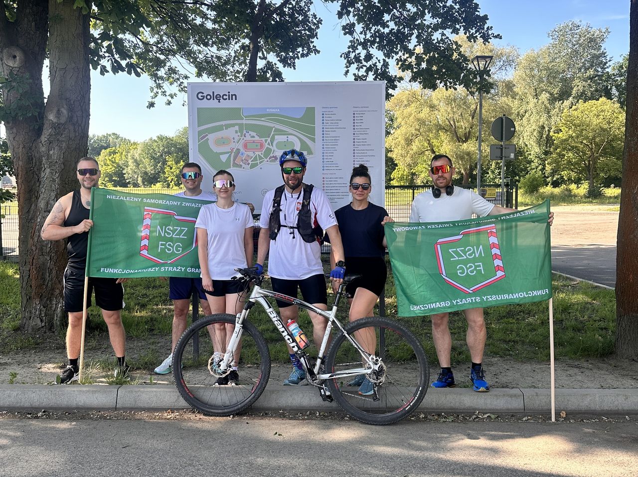 Straż Graniczna z Poznania na sportowo – aktywny finał akcji charytatywnej nad Rusałką