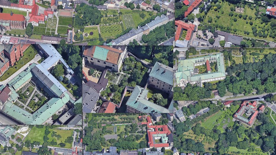 Kraków kościelne ogrody