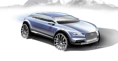 Crossover-coupé Audi - pierwsze szkice nowego konceptu