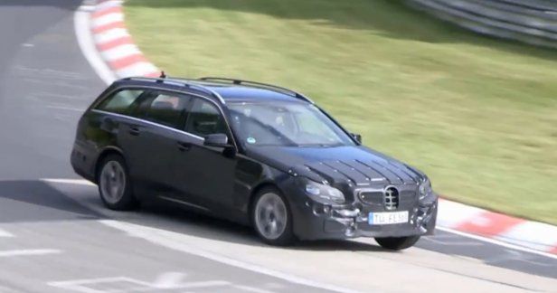 2014 Mercedes-Benz klasy E Estate wyszpiegowany na Nürburgring [wideo]