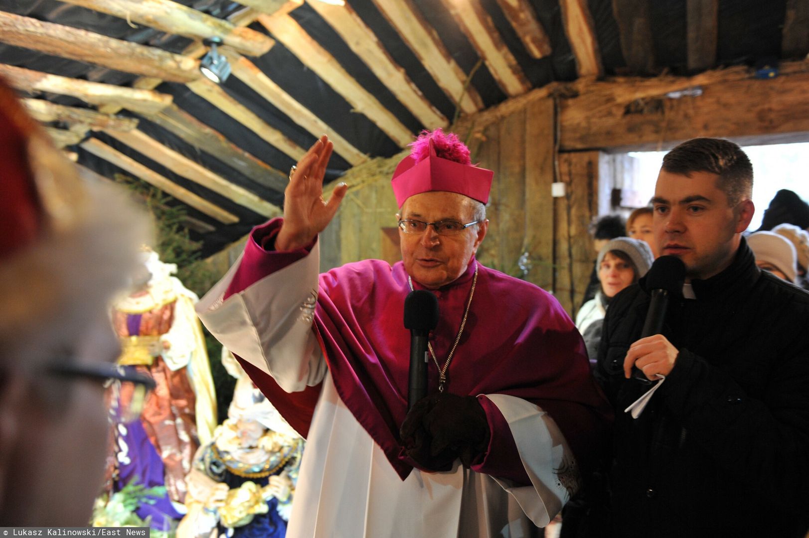 Orszak Trzech Kr�li w Cz?stochowieFot. Lukasz Kalinowski / East News Czestochowa 06.01.2016  Tradycyjny  Orszak Trzech Kroli w Czestochowie N/z: Orszak  Biskup Pomocniczy prof. dr hab.Antoni Dlugosz LUKASZ KALINOWSKI