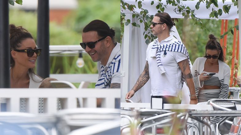 Małgorzata Rozenek i Radosław Majdan spacerują z synem