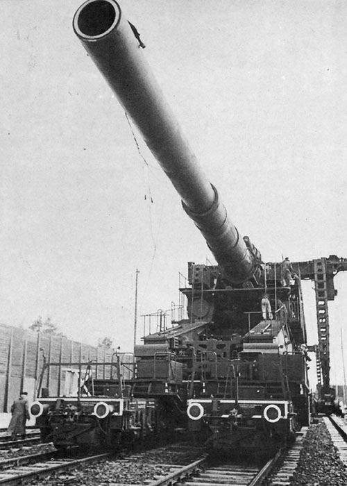 Eisenbahn Geschütz Schwerer Gustav